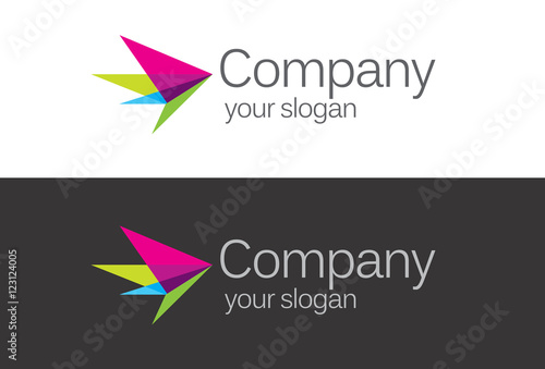 Vector design. Abstract flow logo template. symbol, technology icon, thin line logo. Company logo. Logo design. Vector logo element. Web logo
