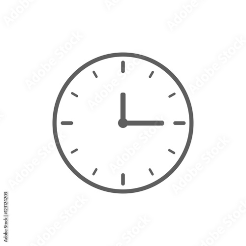 Clock Icon Illustration