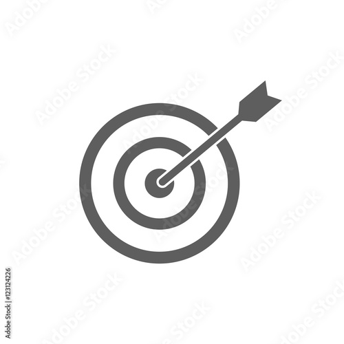 Dart in the bullseye area of a dartboard