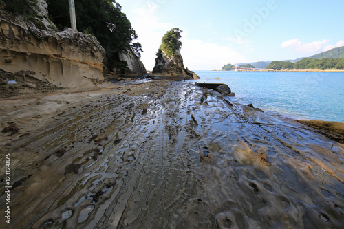 Cuadro en lienzo 高知県土佐清水市　竜串海岸　千畳敷き