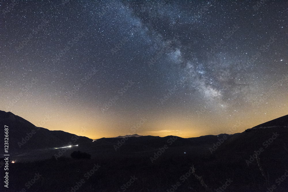 Via Lattea Castelluccio di Norcia