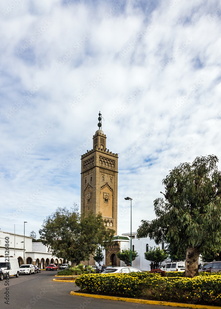 Casablanca, Morocco. Mosque, Kasbah, old town