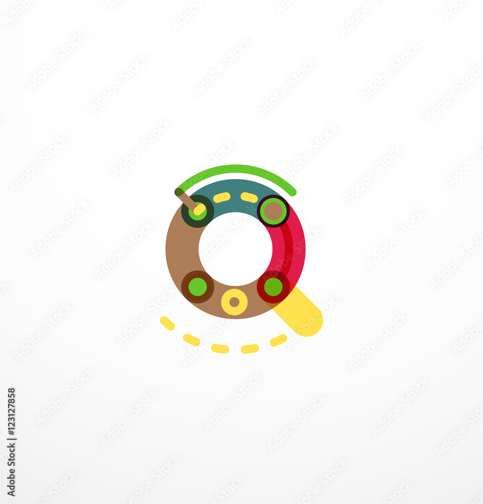Line letter design Line letter design