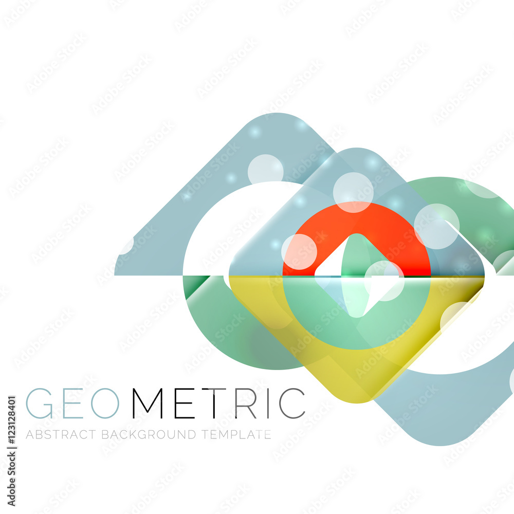 Modern abstract round shapes repititon background Modern abstract round shapes repititon background