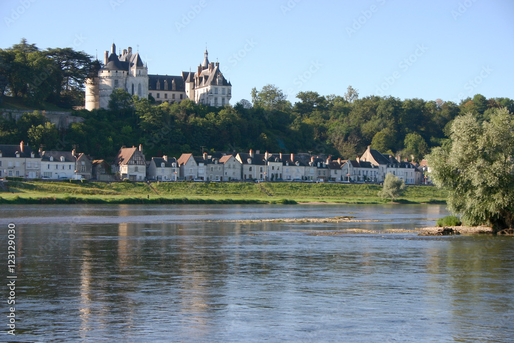 The castle of Chaumont-sur-Loire and the Loire