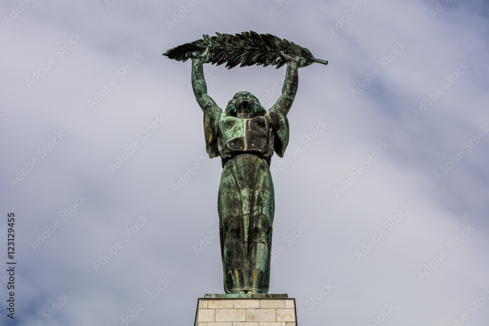 Obraz premium Freiheitsstatue in Budapest