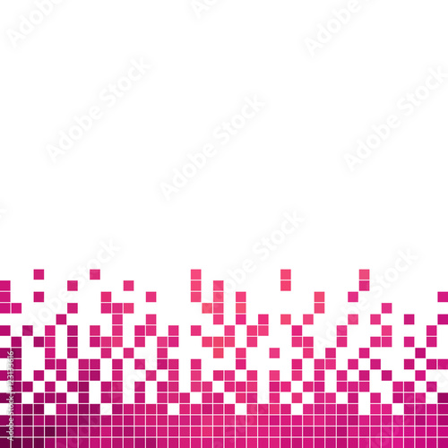 abstract vector square pixel mosaic background