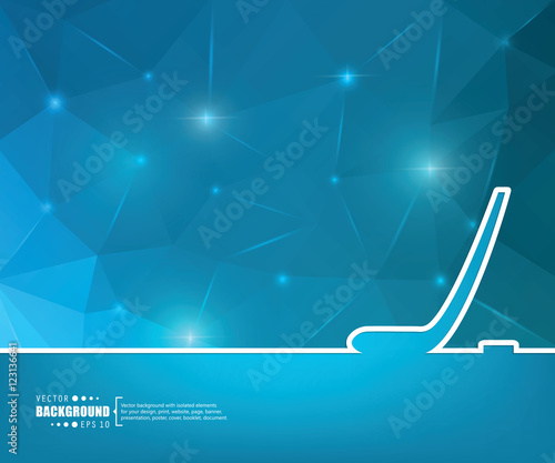 Canvas Print Abstract creative concept vector background
