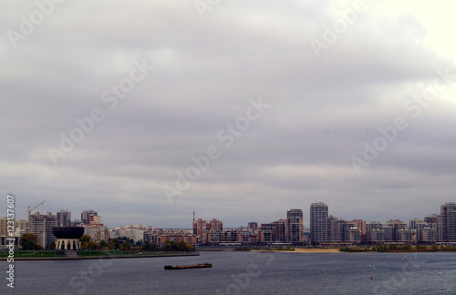 River and city. Kazan, Russia