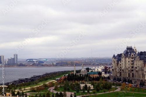 River and city. Kazan  Russia