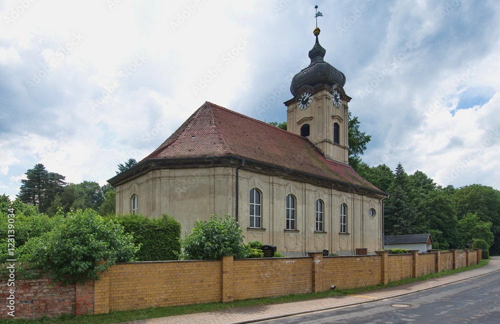 Naklejka premium Kirche von Reckahn, Gemeinde Kloster Lehnin, Land Brandenburg