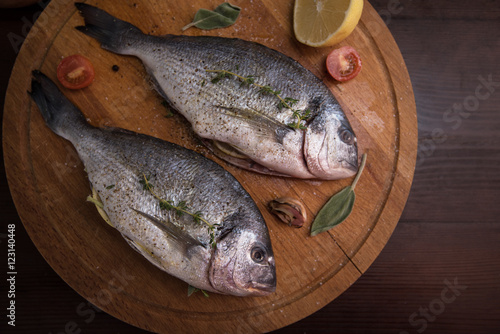 Fresh uncooked dorado