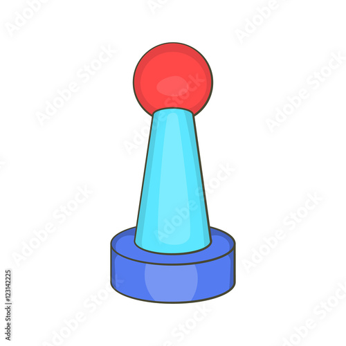 Stick shift icon. Cartoon illustration of stick vector icon for web design