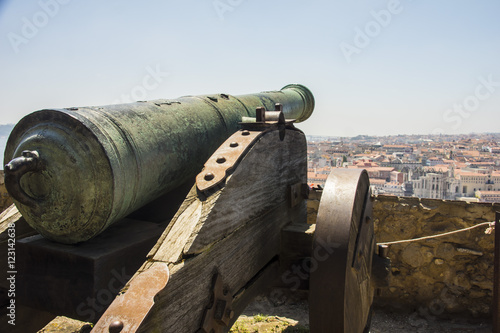 Old cannon in Lisbon, Portugal