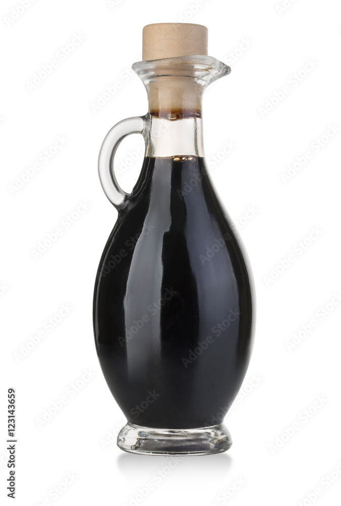 Vinegar bottle. Isolated on white background Vinegar bottle. Isolated on white background