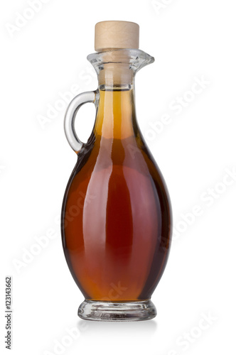 Bottle with apple vinegar