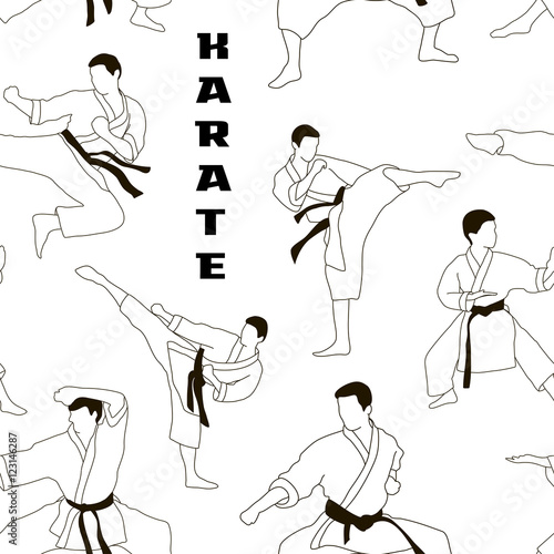 Karate set pattern