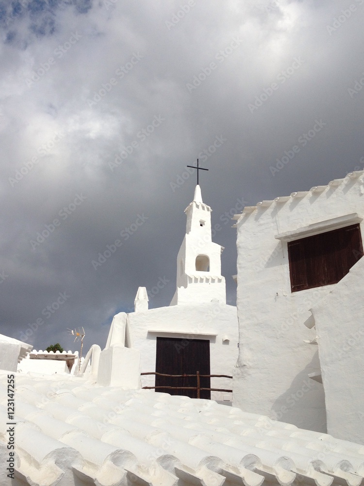 Fototapeta premium whitewashed village