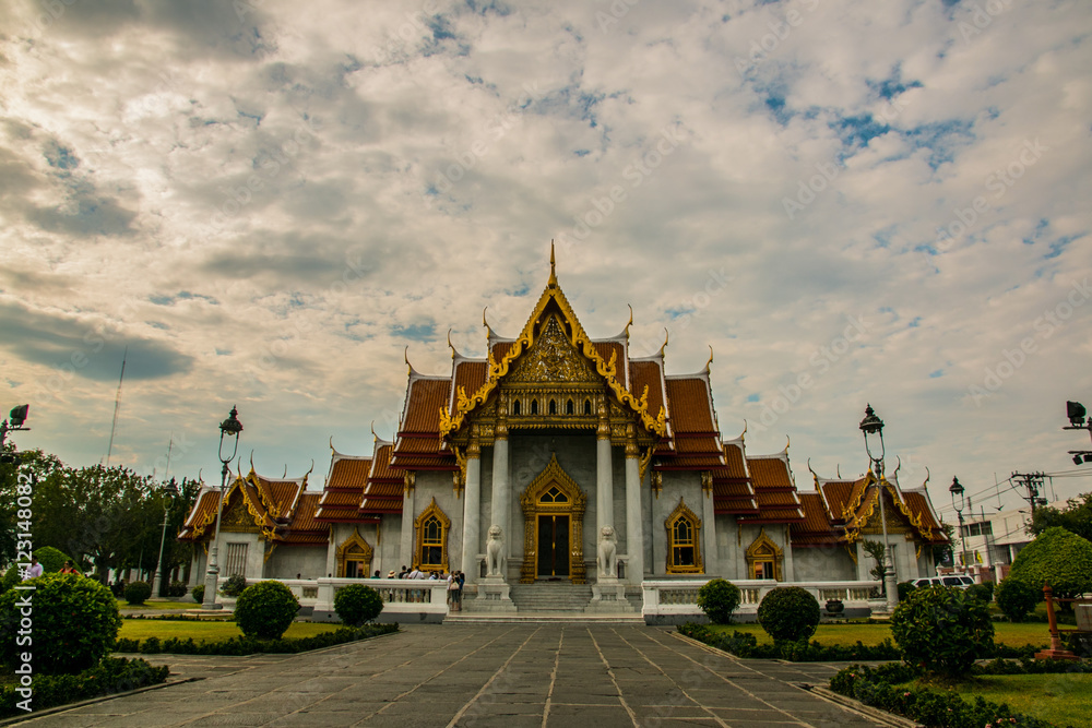 Bangkok, Marble temple Bangkok, Marble temple