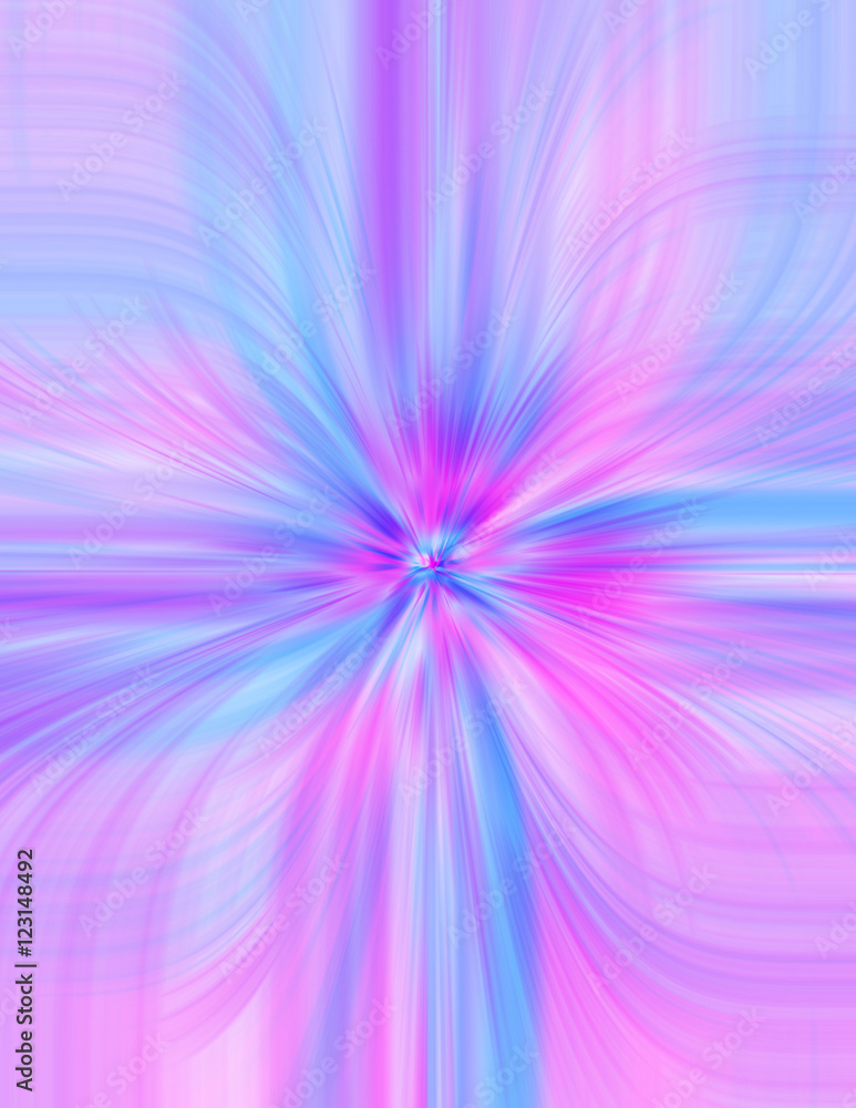 Abstract flower in pink and blue Abstract flower in pink and blue