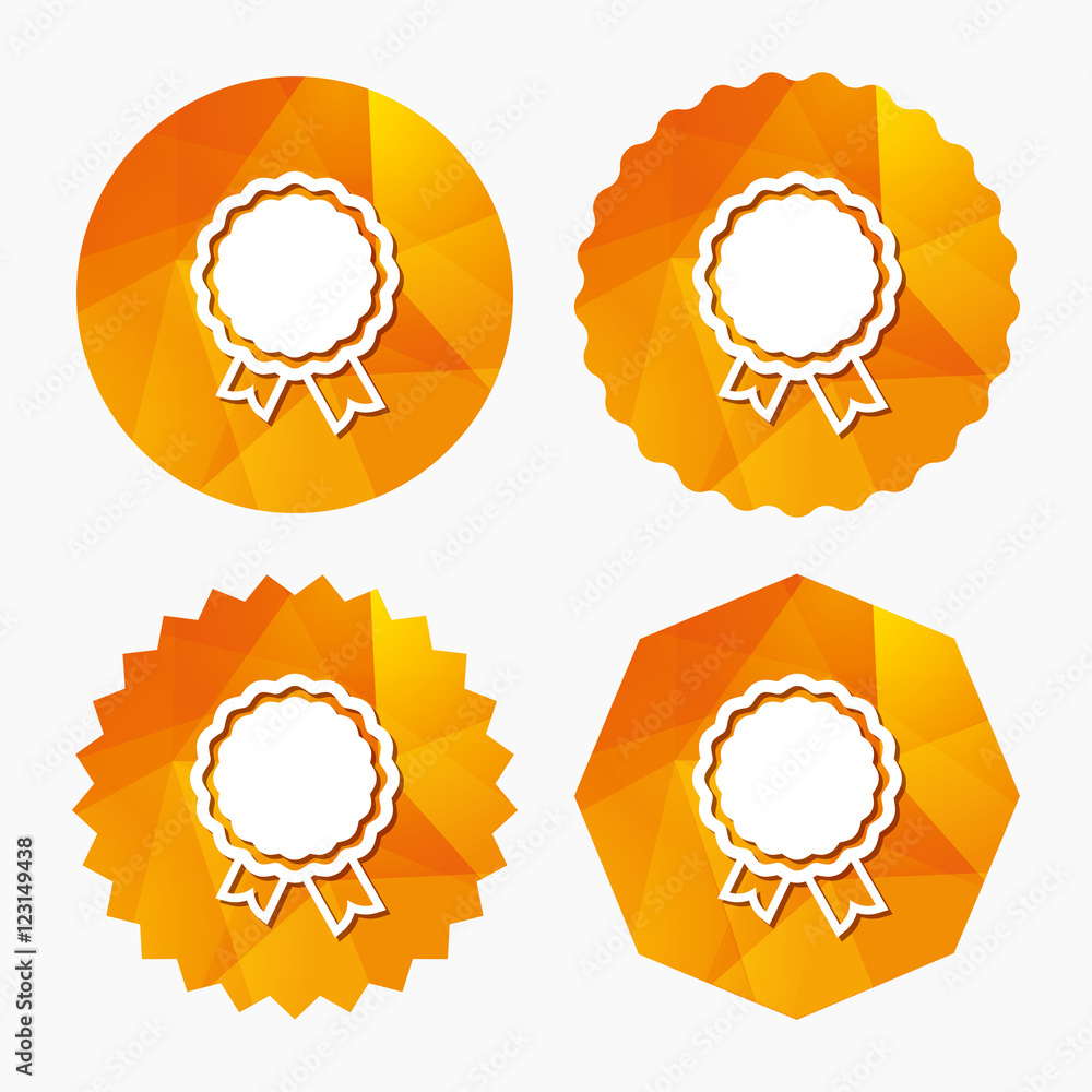 Award icon. Best guarantee symbol. Award icon. Best guarantee symbol.