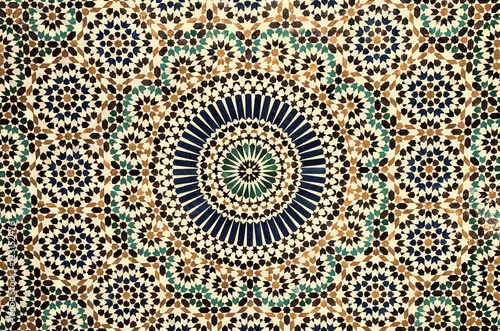 moroccan vintage tile background