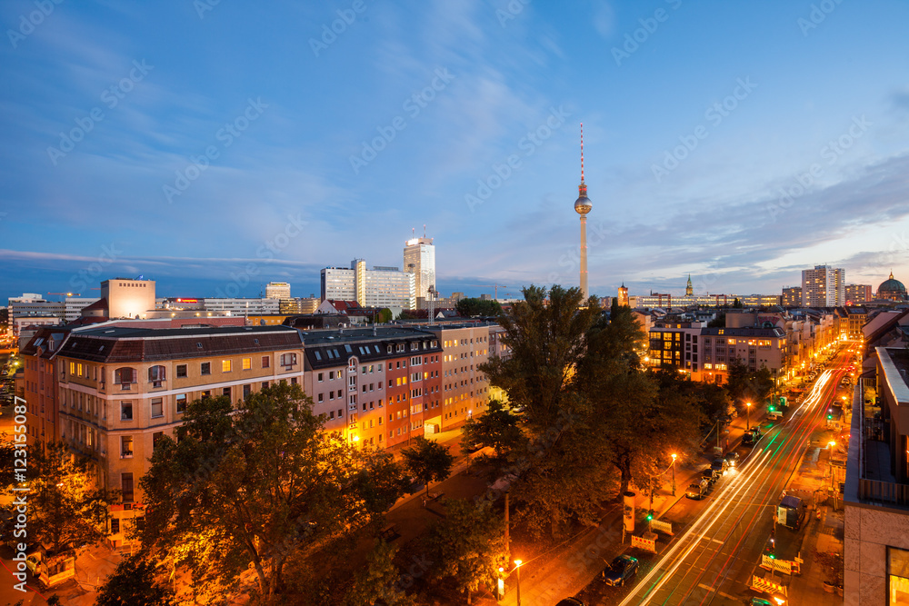 View over Berlin Alexanderplatz