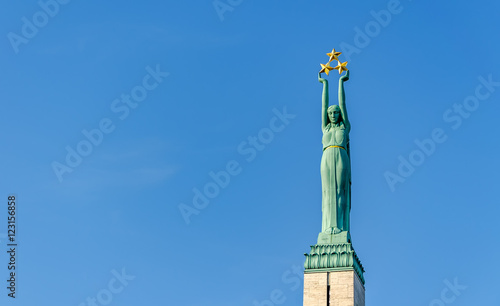 Latvia monument of freedom