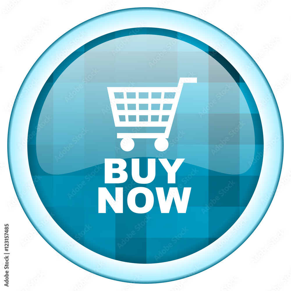 Blue circle vector buy now icon. Round internet glossy shopping cart button. Webdesign graphic element. Blue circle vector buy now icon. Round internet glossy shopping cart button. Webdesign graphic element.