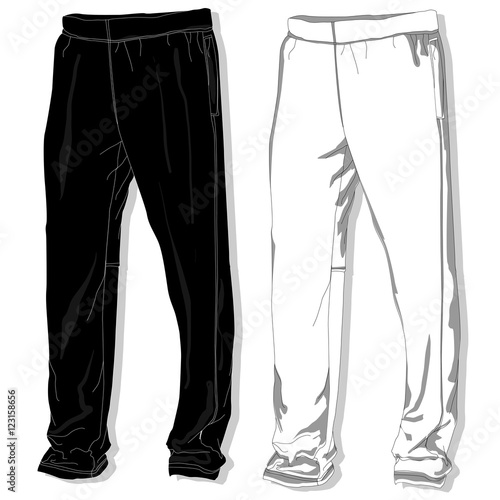 Sport trousers / pants.