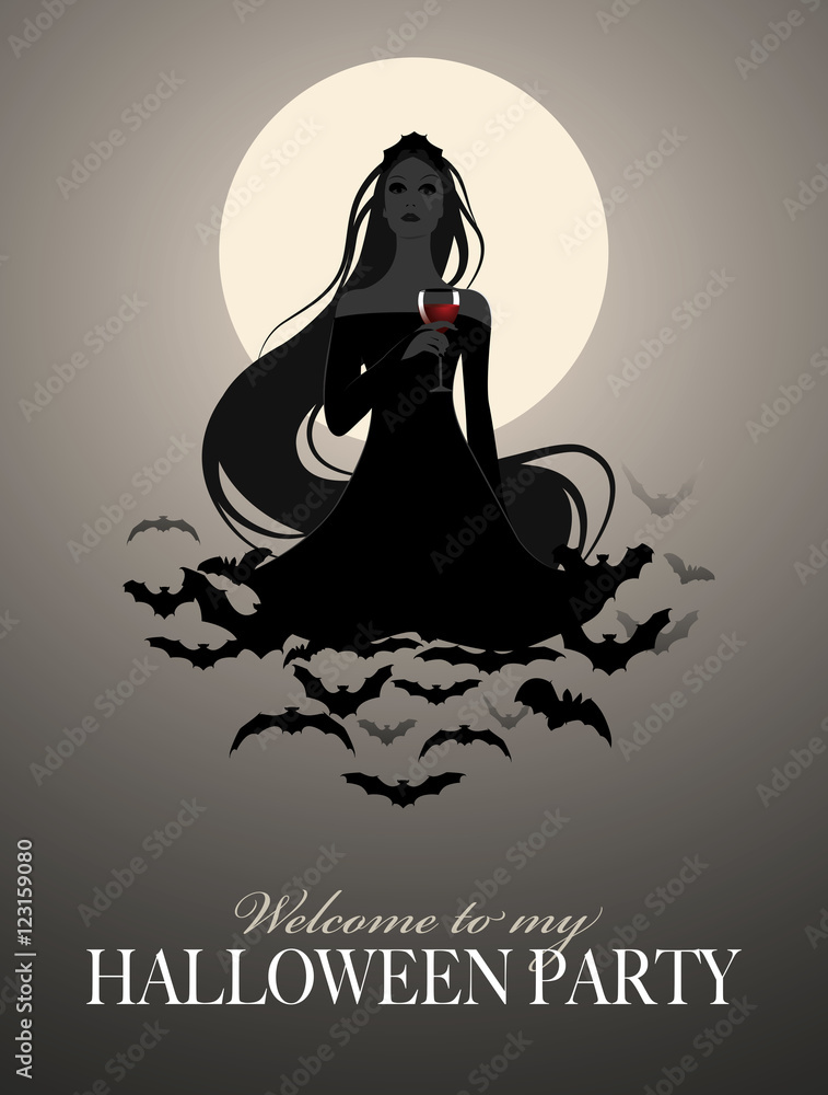 Female Vampire Silhouette