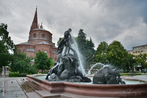 Bydgoszcz city street view