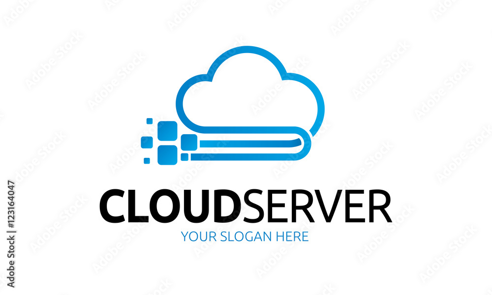 Cloud Server Logo Cloud Server Logo