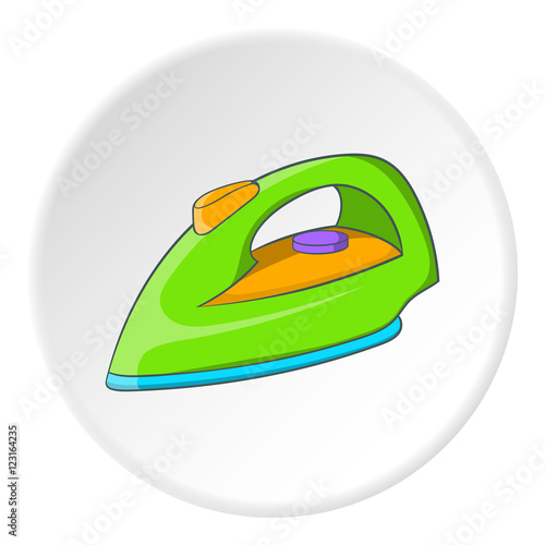 Iron icon. Cartoon illustration of iron vector icon for web