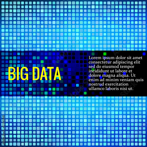 Abstract vector background for data theme