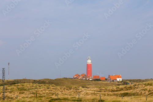 Old lighthouse on Texel, Netherlands.
