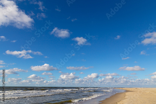 Idyllic beach on Texel, Netherlands. © indigo641