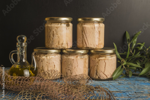 Albacore in olive oil conserve