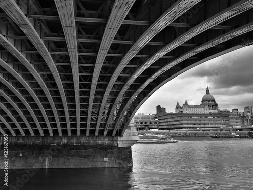 St Pauls From Under Waterloo Bridge