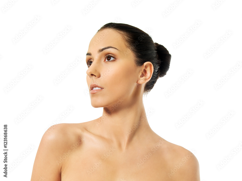 Portrait of beautiful young spa woman Portrait of beautiful young spa woman
