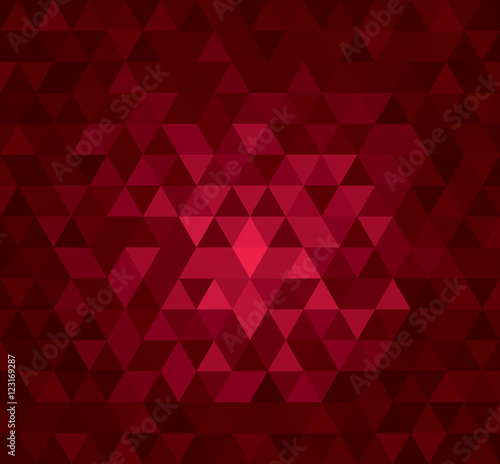 Abstract geometrical background with triangles and space for message.