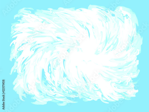 Fundo nuvem branca em céu azul