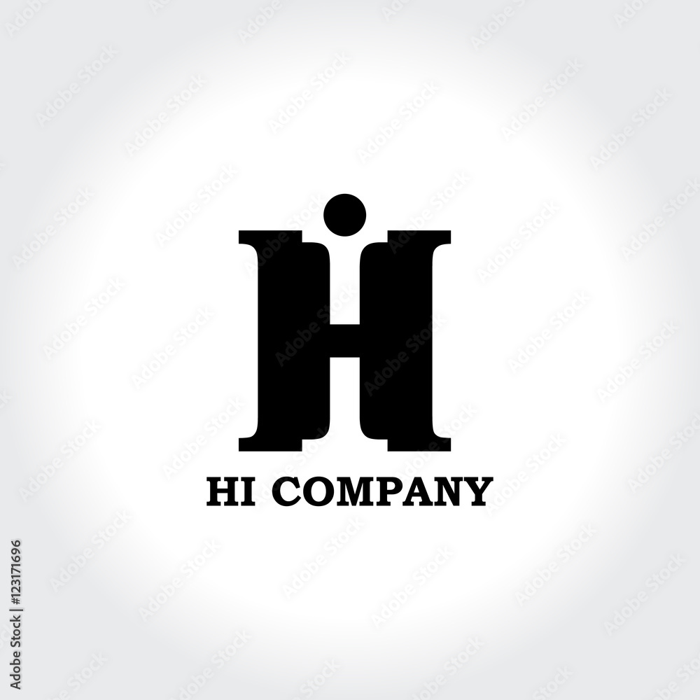 Stylized letter H. Creative Design vector Stylized letter H. Creative Design vector