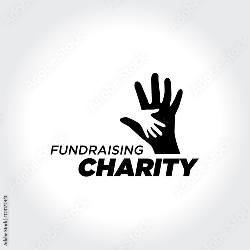 Helping People. Charity and Fundraising illustration Concept