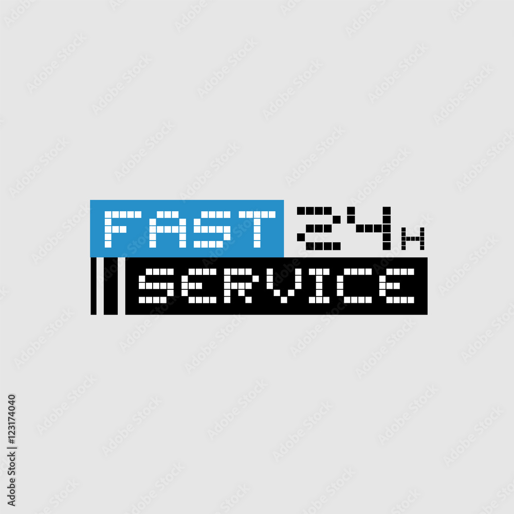Obraz premium fast service icon