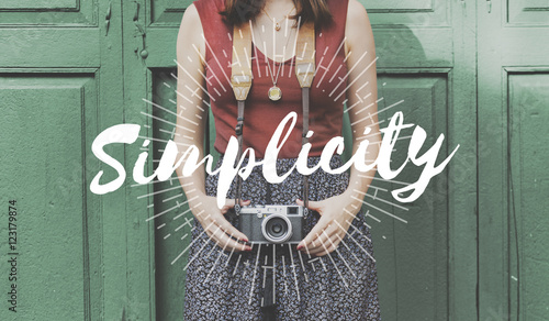 Simplicity Simple Camera Female Graphic Concept