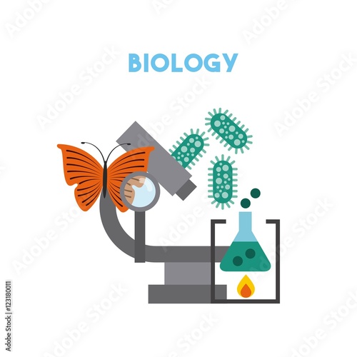 biology and science education line icon vector illustration design