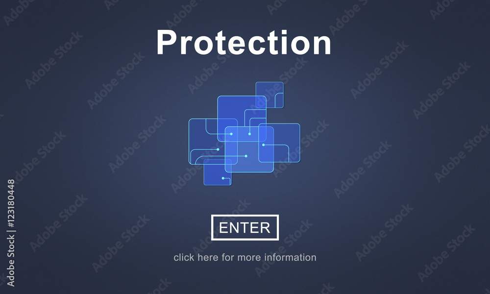 Protection Safety Security System Privacy Policy Concept Protection Safety Security System Privacy Policy Concept