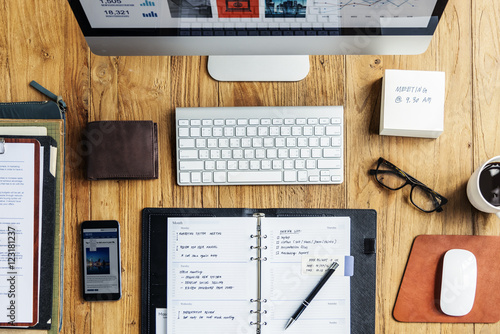 Photography Business Objects Office Workspace Desk Concept