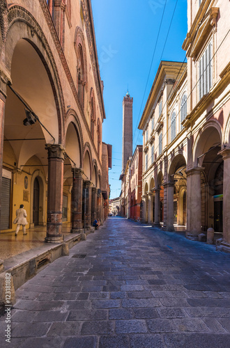 Fototapeta Naklejka Na Ścianę i Meble -  Bologna (Italy) - The city of the porches and the capital of Emilia-Romagna region, northern Italy